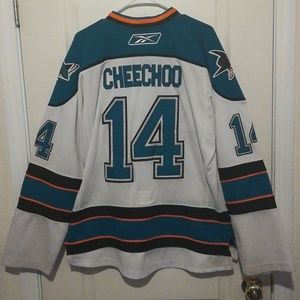Reebok Sharks Premier Jersey Johnathan Cheechoo